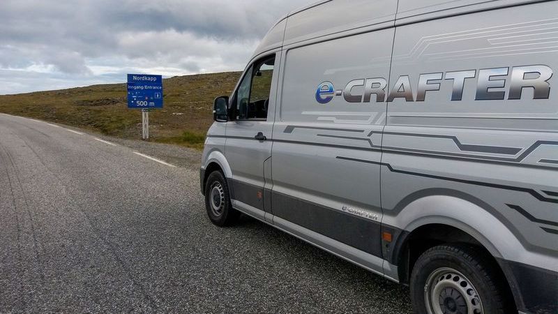 Příběh tiché jízdy na severní cíp Evropy aneb s obytným vozem e-Crafter na Nordkapp