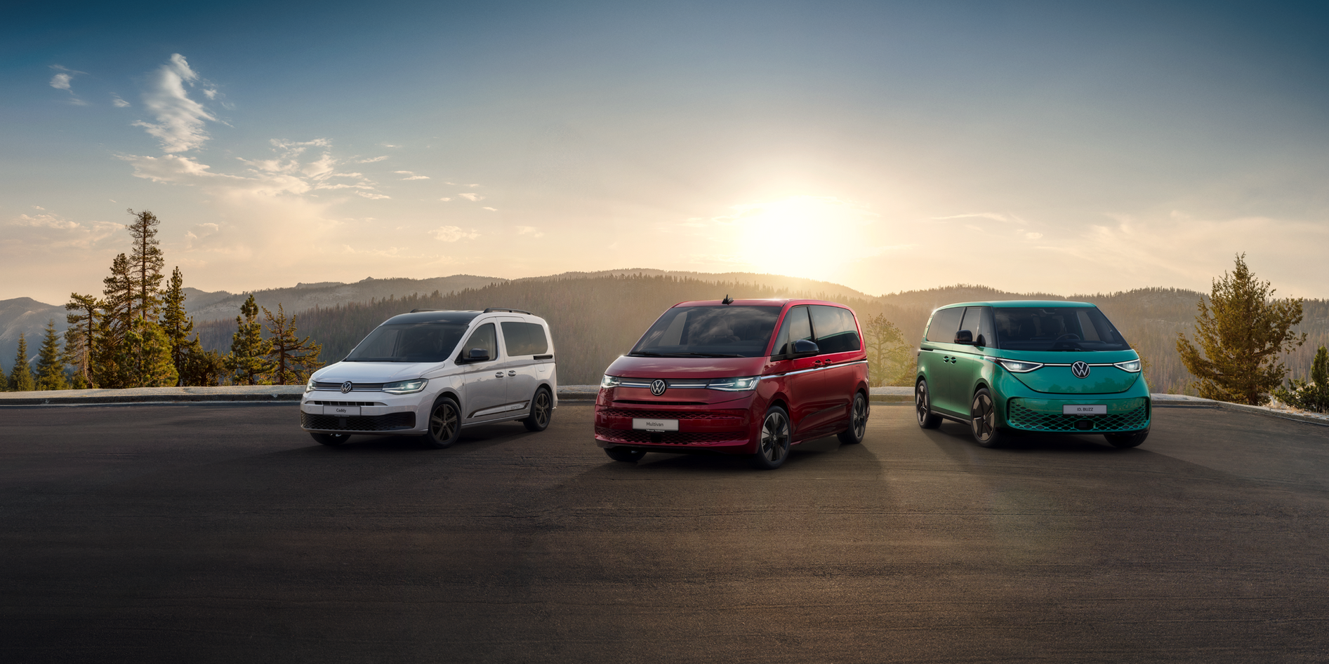 Volkswagen Caddy eHybrid, Multivan eHybrid a ID. Buzz