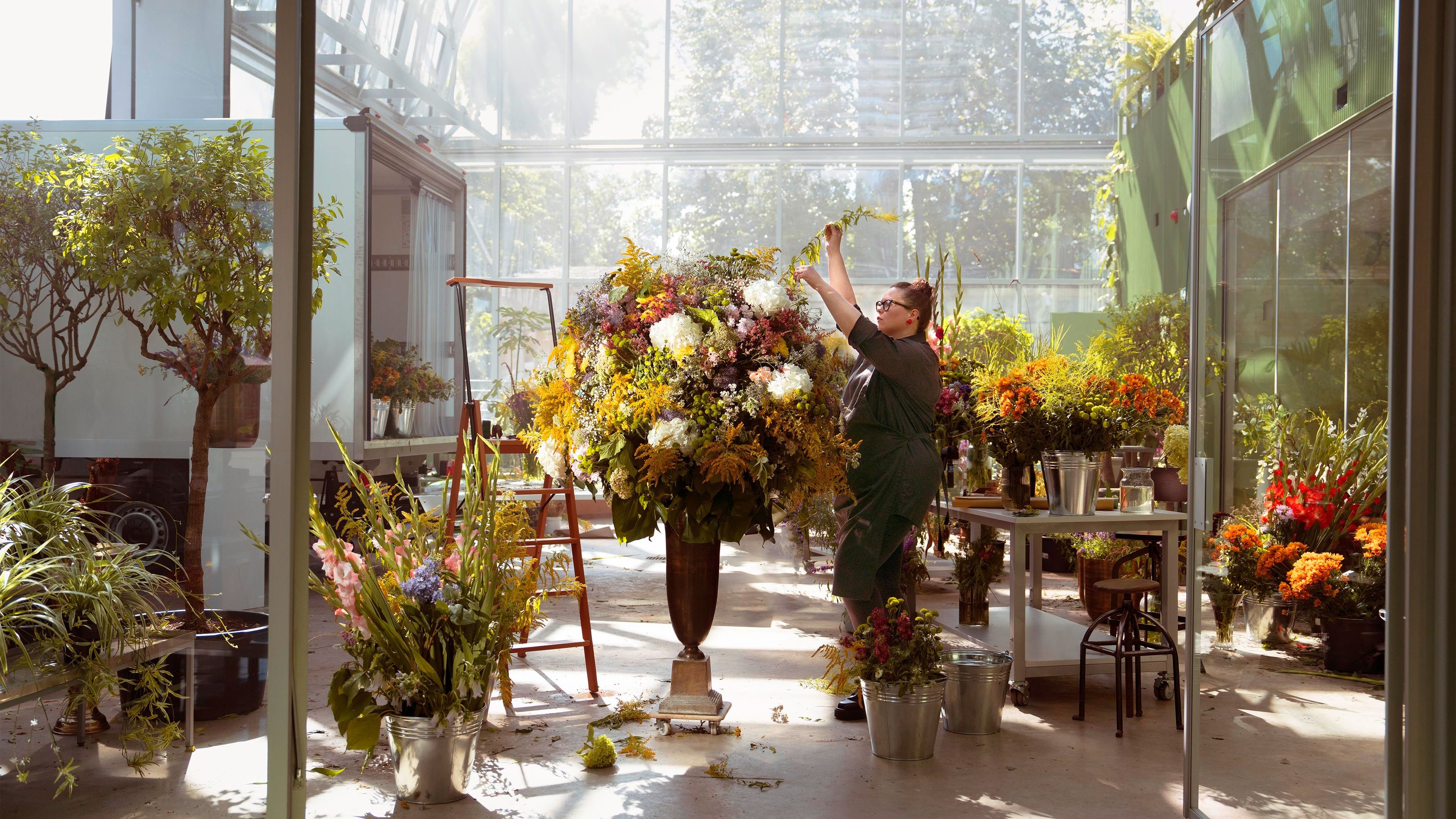 Volkswagen Crafter převoz květin