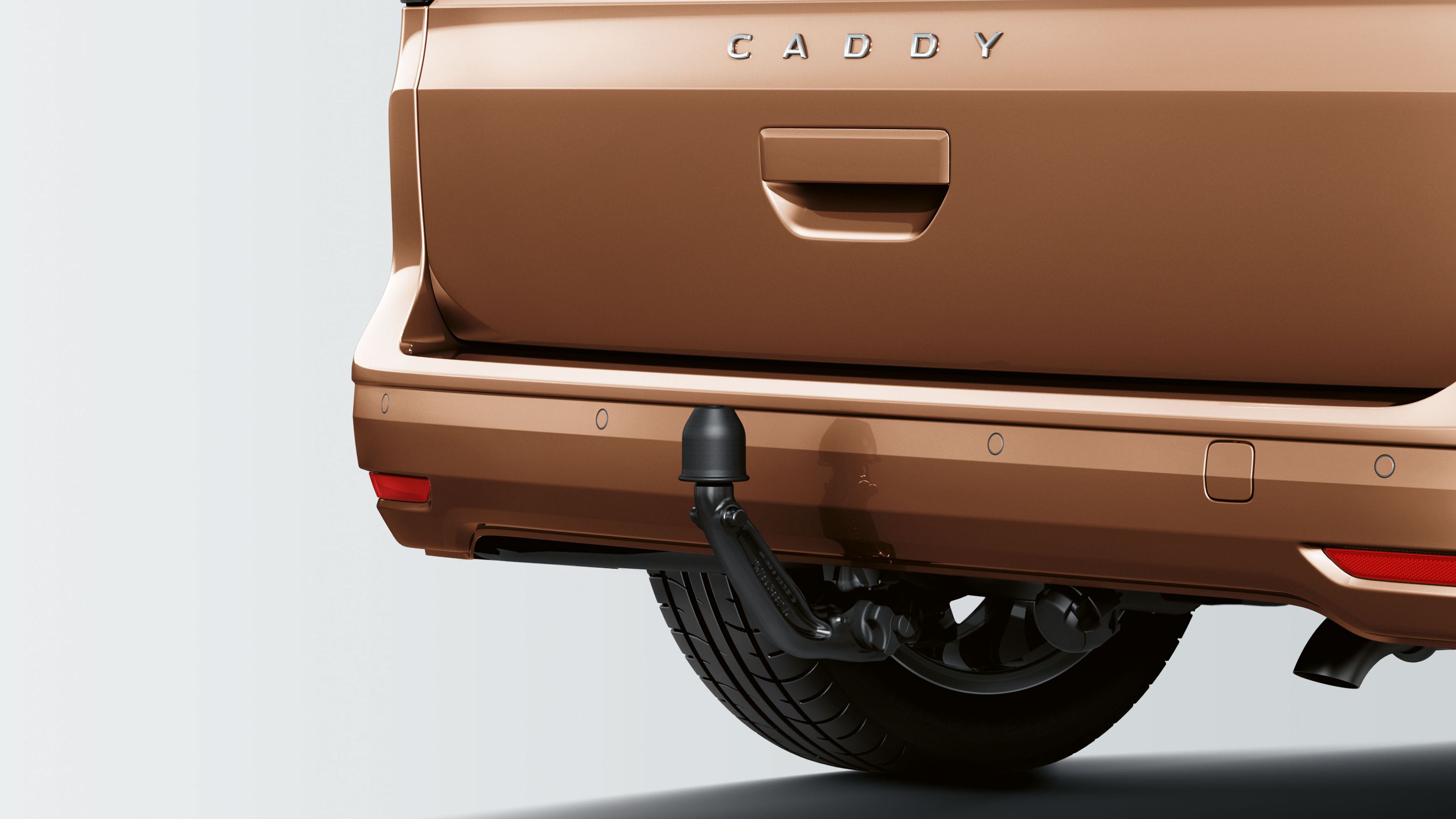 Volkswagen Caddy, detail tažné zařízení