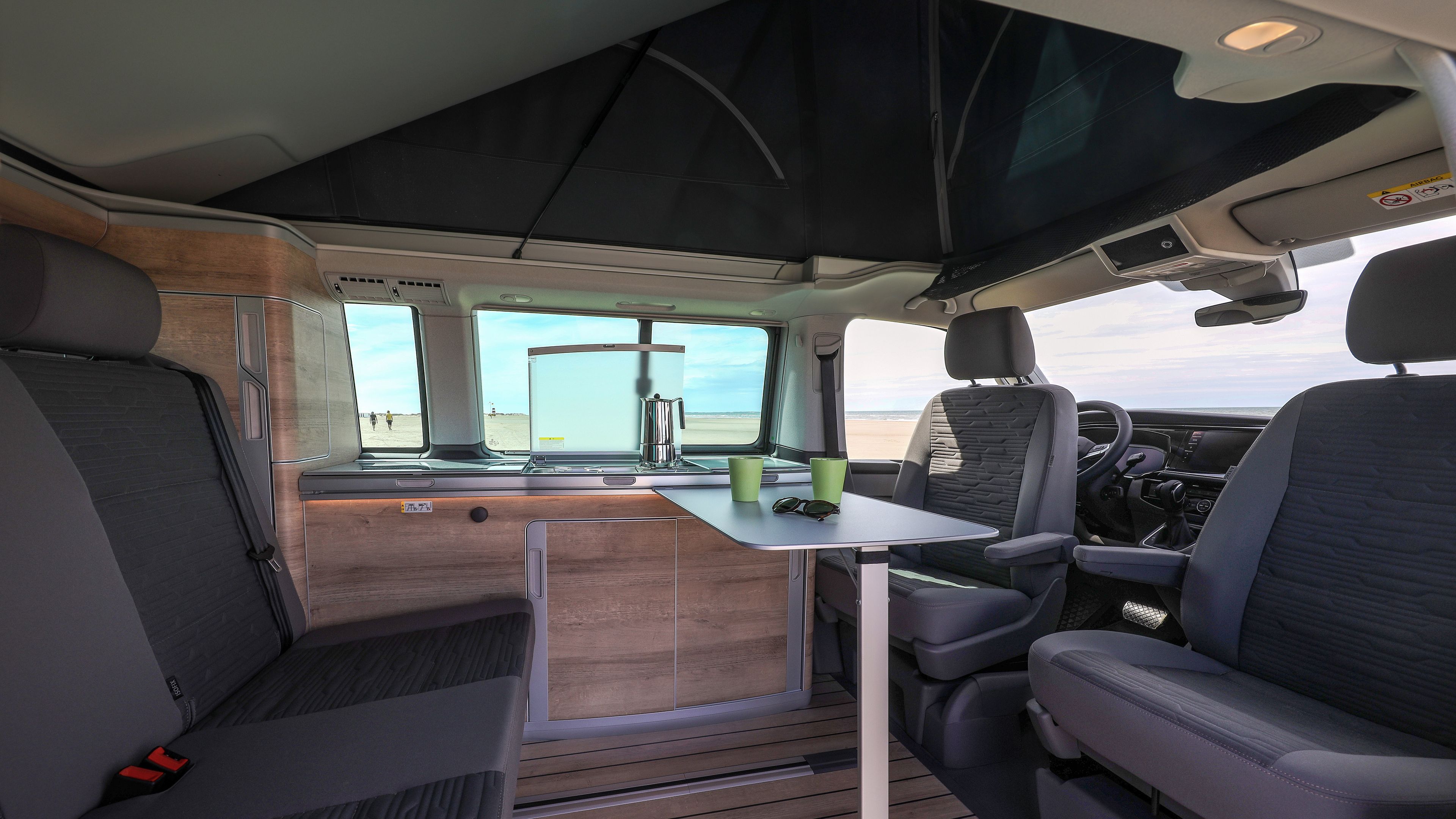 VW T6.1 California Innenraum Sitze Stoff Tisch
