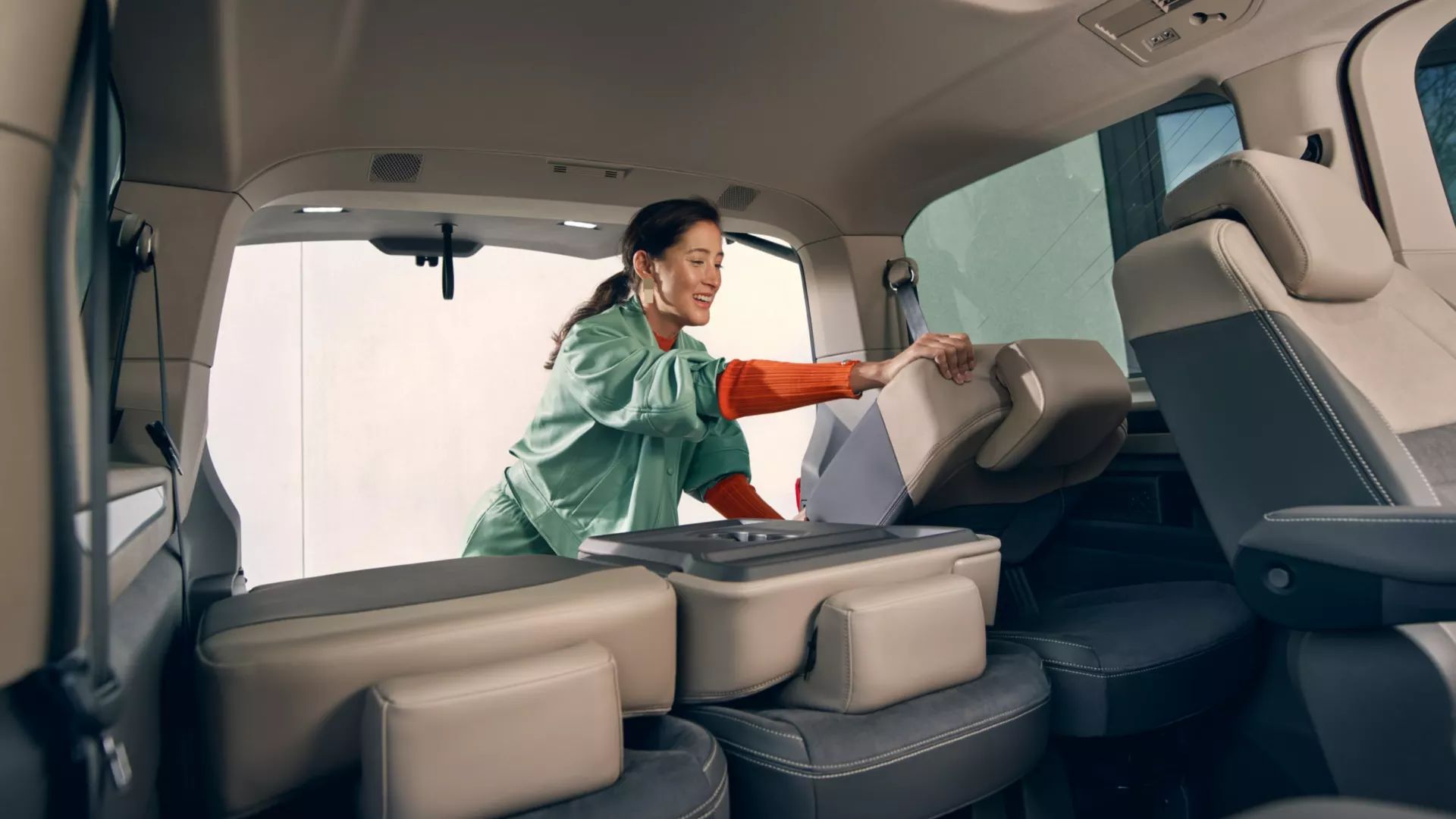 Volkswagen Multivan, sklopná sedadla