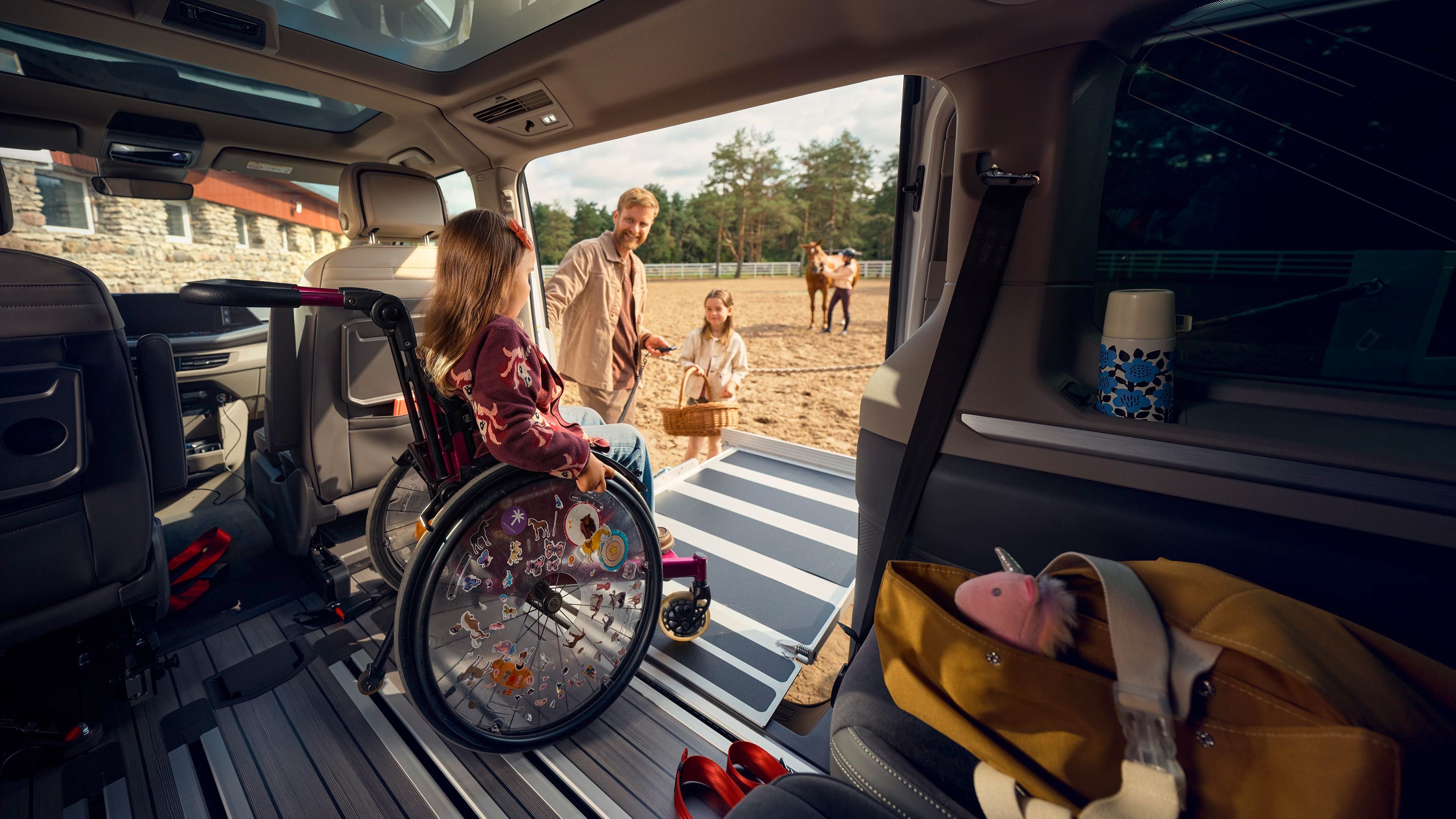 Volkswagen Multivan bez bariér