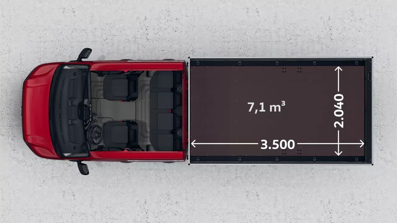 Volkswagen Crafter valník dvojkabina