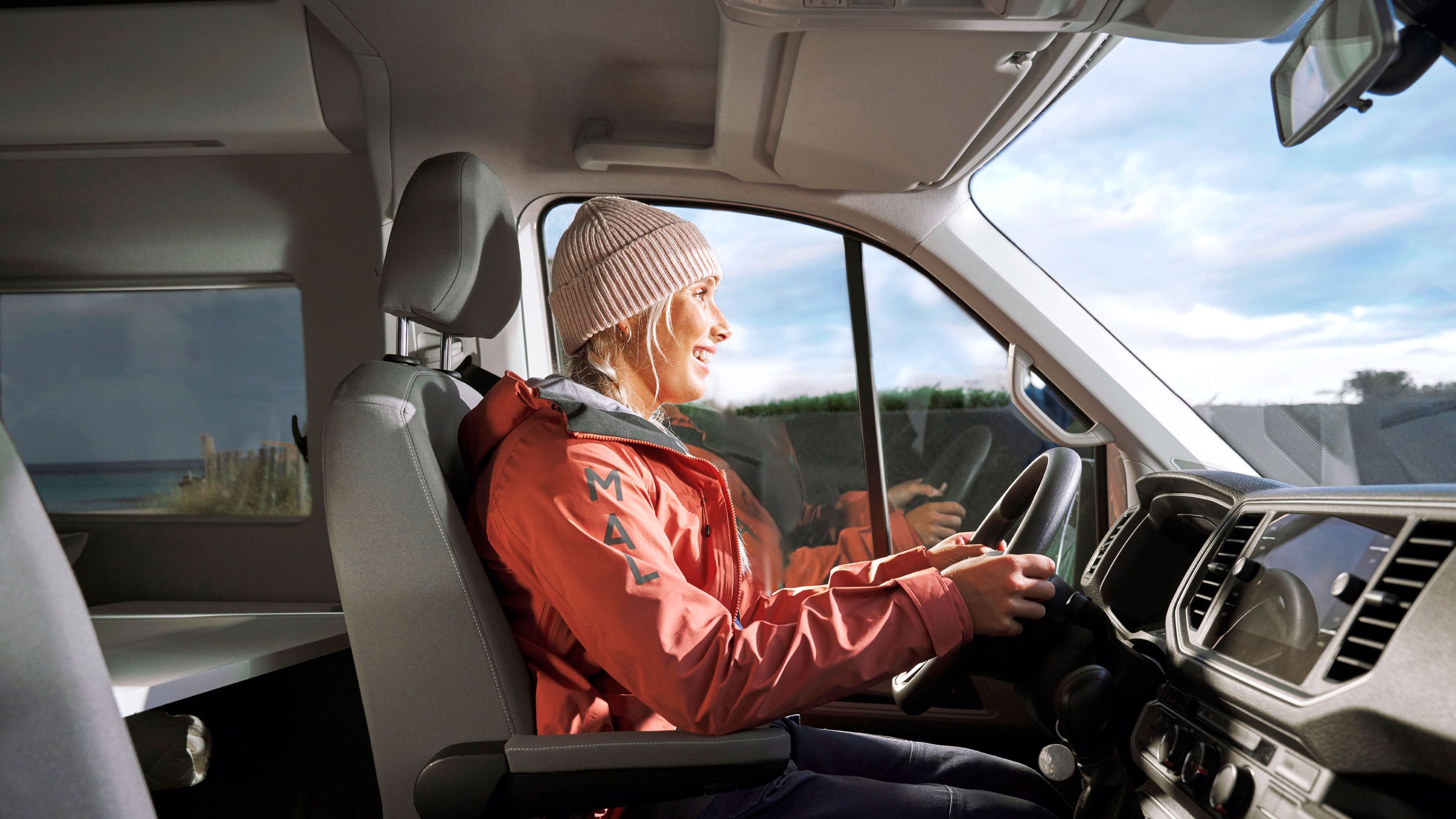 Interiér vozu Volkswagen Grand California