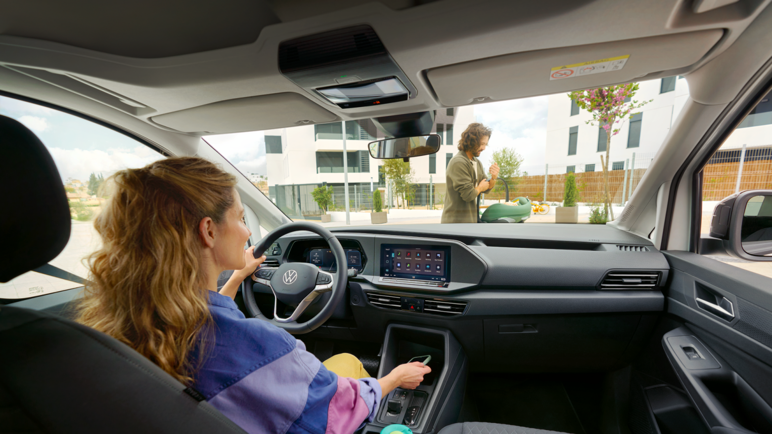 Interiér vozu Volkswagen Caddy