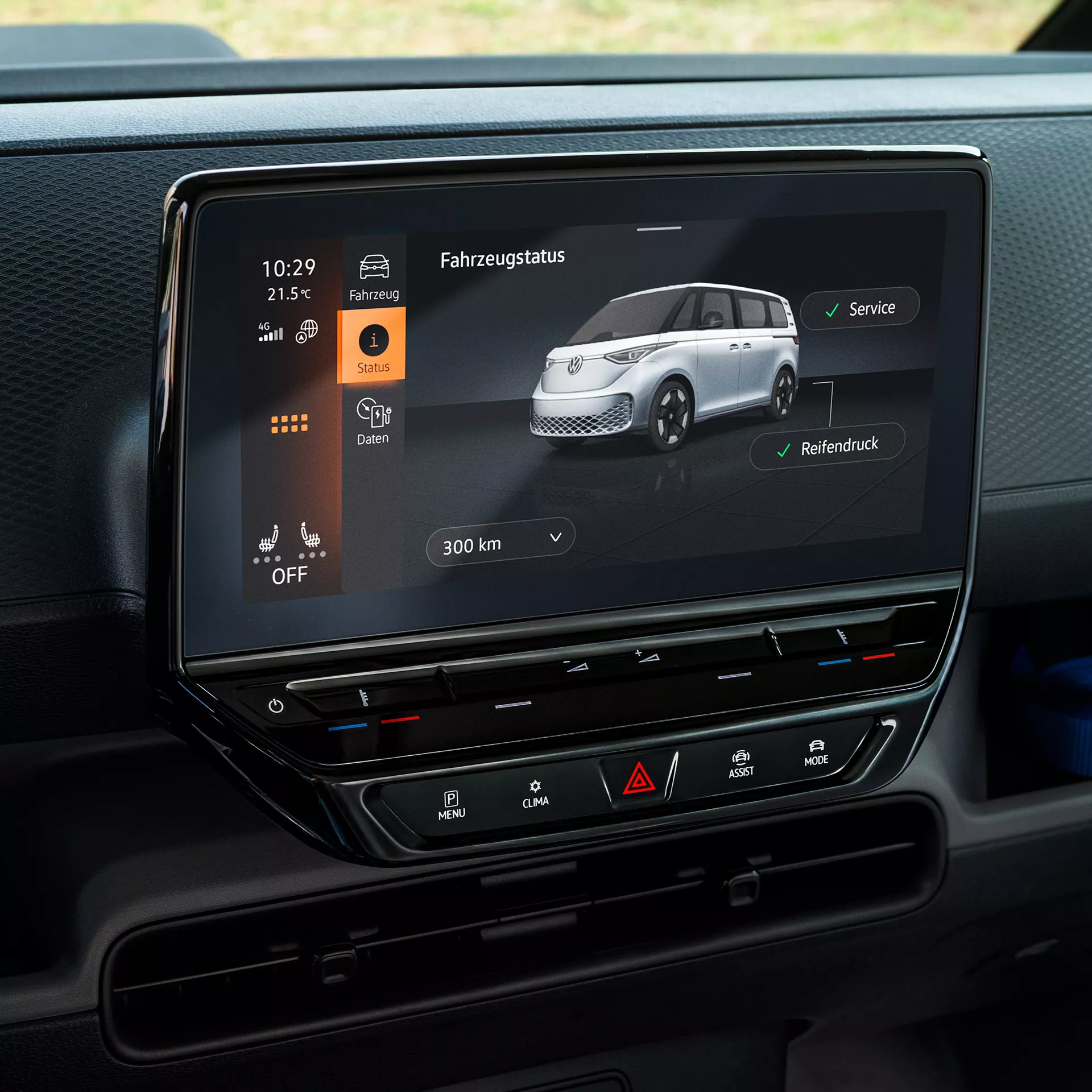 Volkswagen ID. Buzz, detail VW Connect