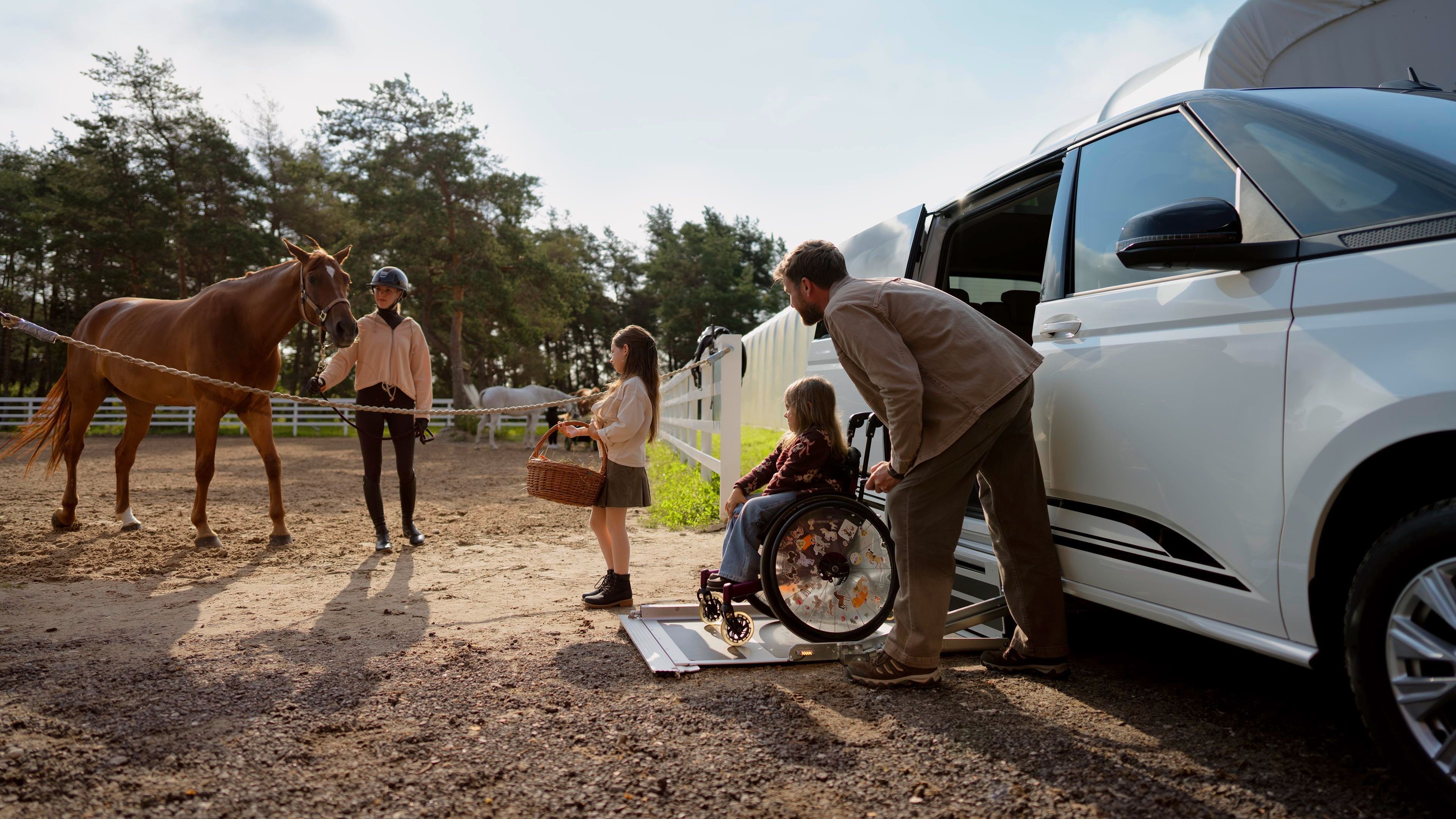 Volkswagen Multivan bez bariér