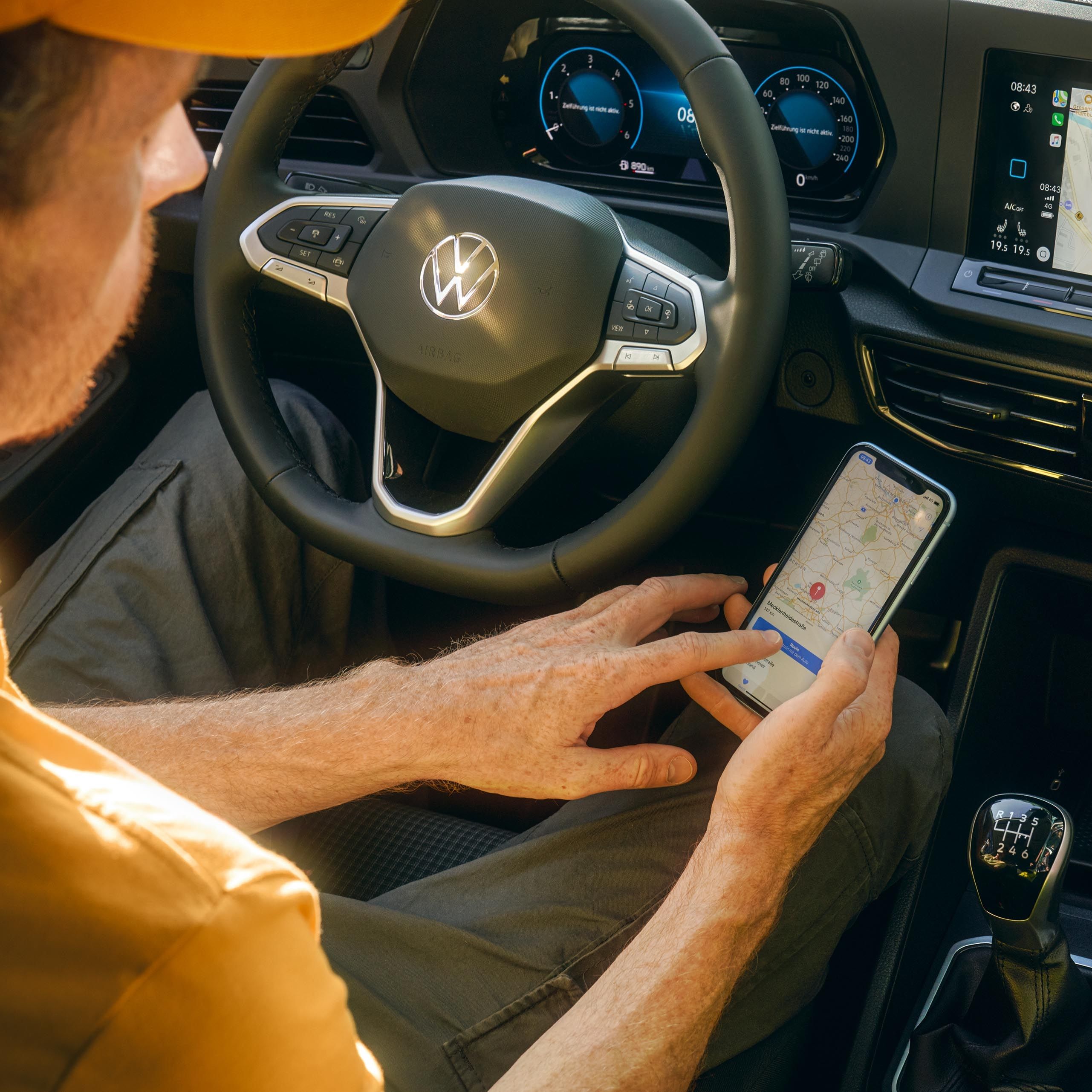 Interiér vozu Volkswagen Caddy Cargo