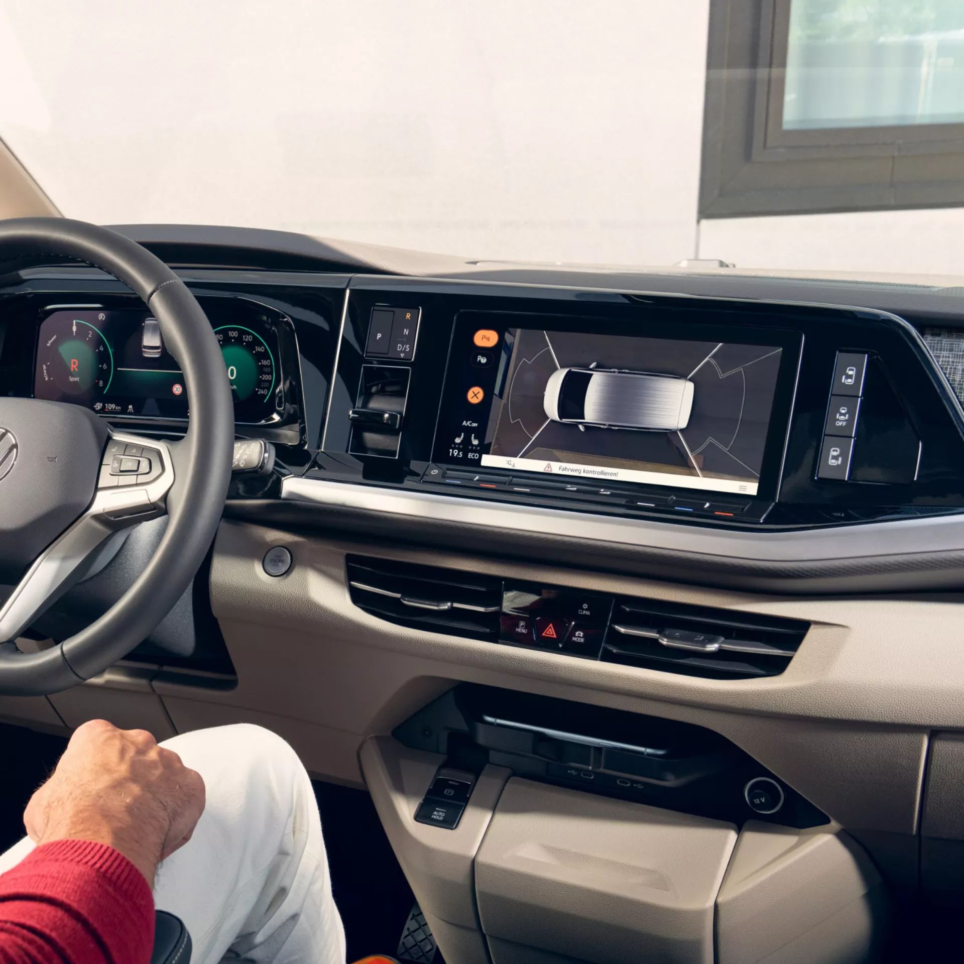 Volkswagen Multivan, detail parkovací asistent