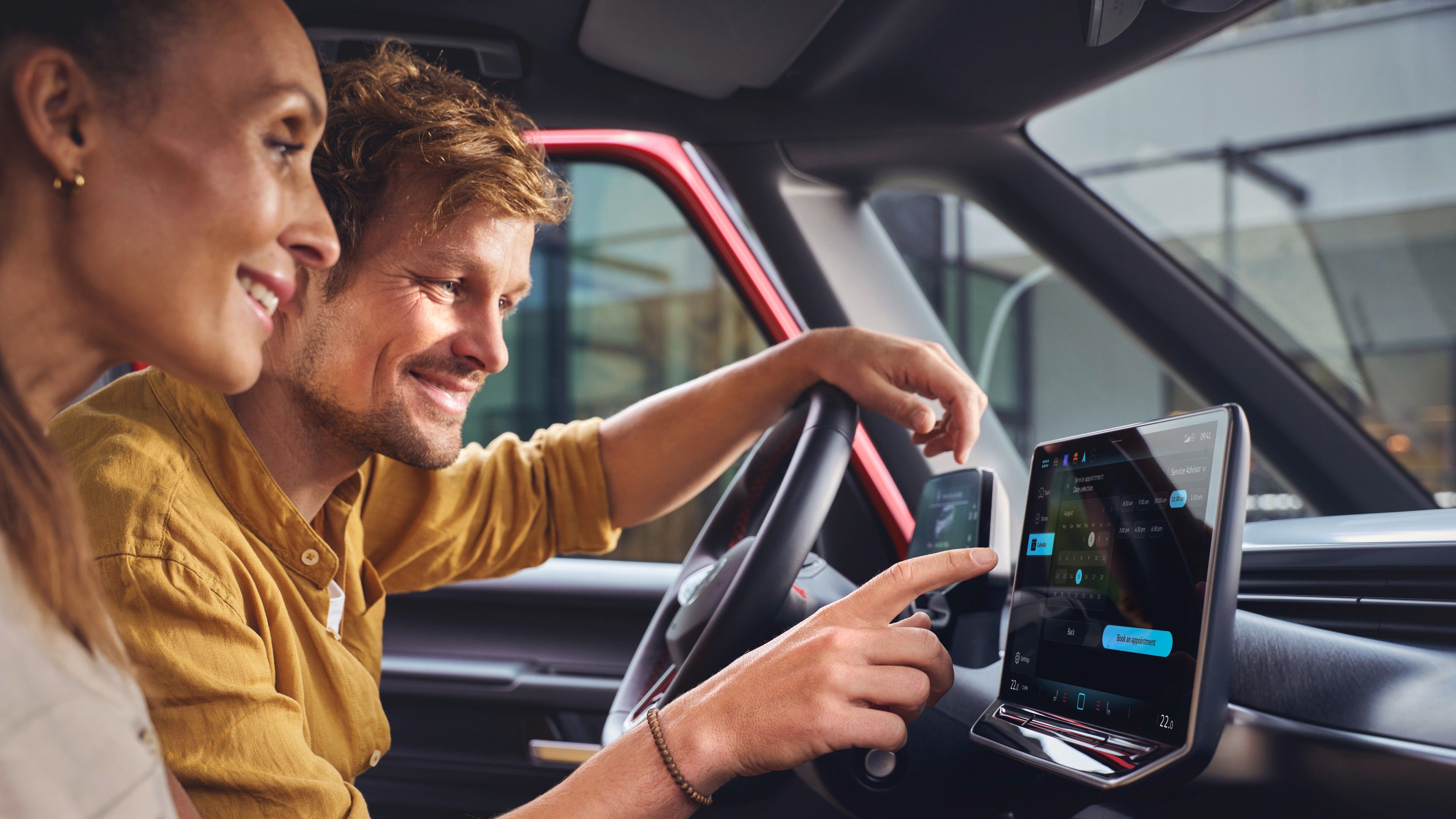 Interiér vozu ID. Buzz