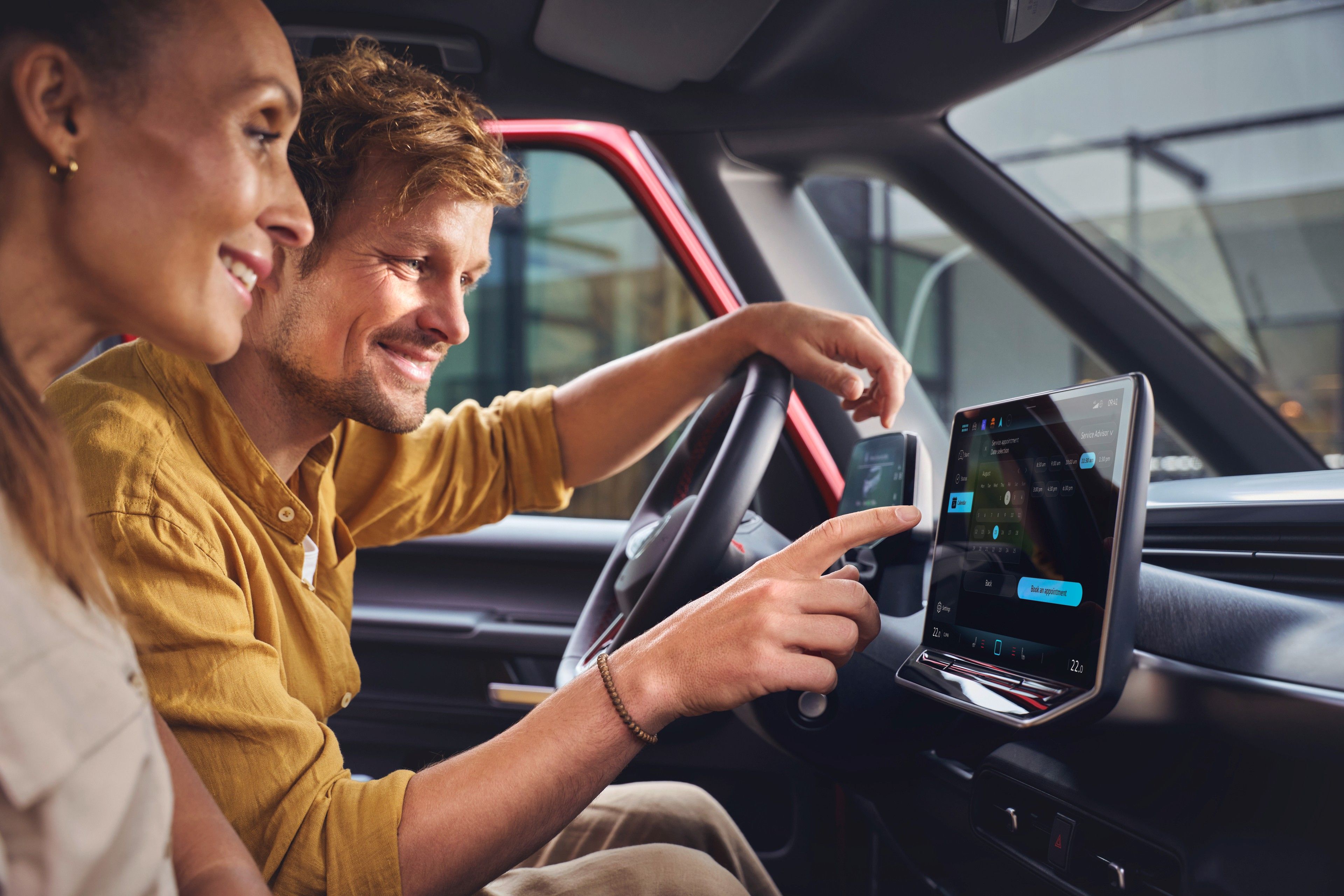 Interiér vozu ID. Buzz