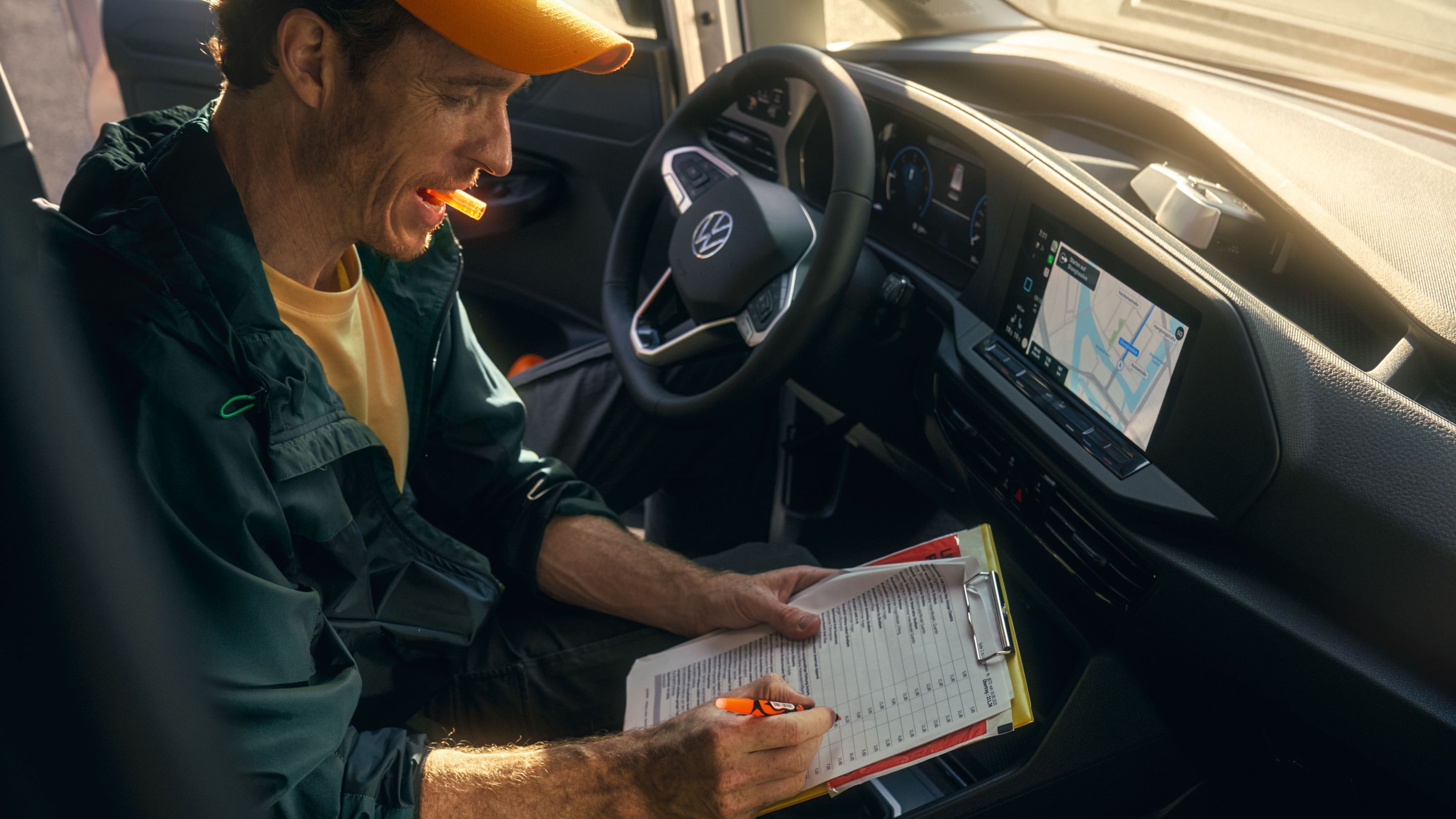 Interiér vozu Volkswagen Caddy Cargo