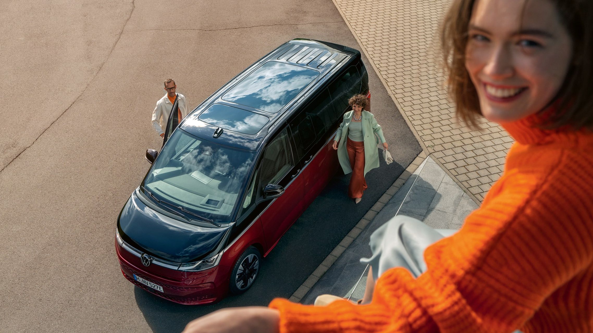 Volkswagen Multivan pohled shora