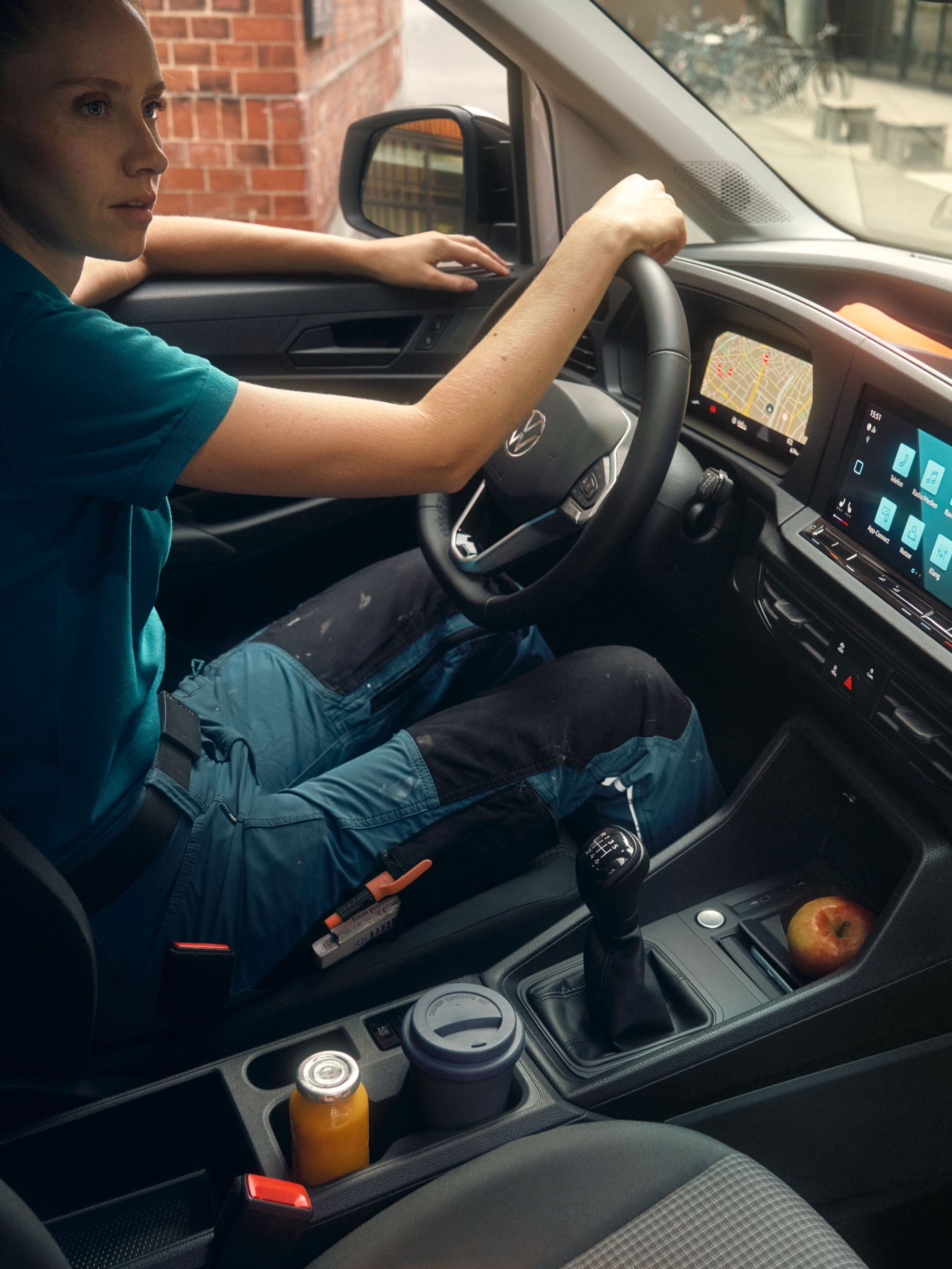 Interiér vozu Volkswagen Caddy Cargo