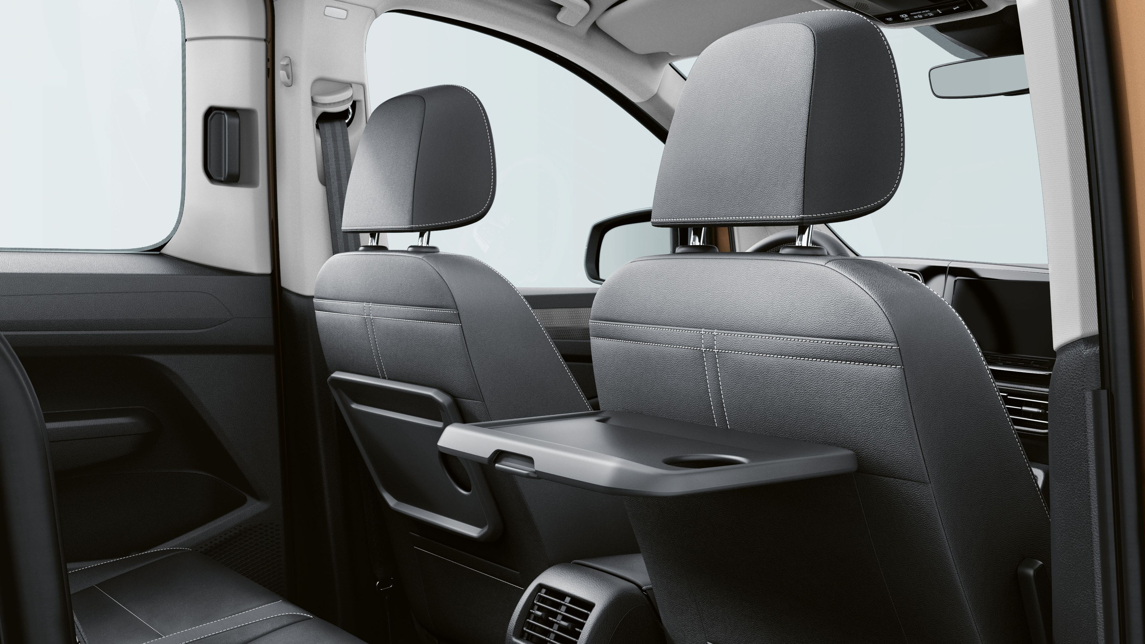 Volkswagen Caddy, detail sklopný stolek