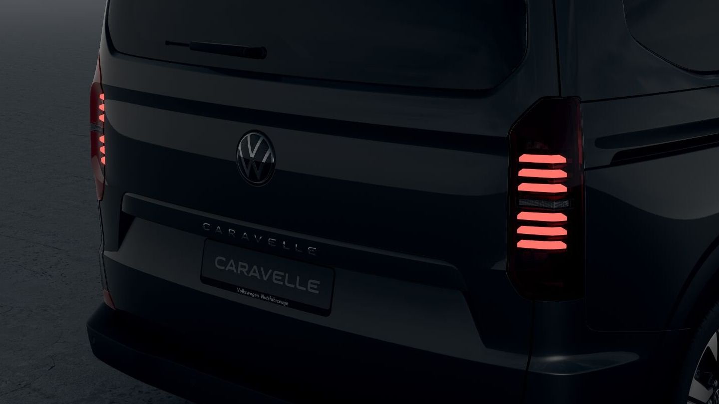 Volkswagen Caravelle, detail na zadní světla