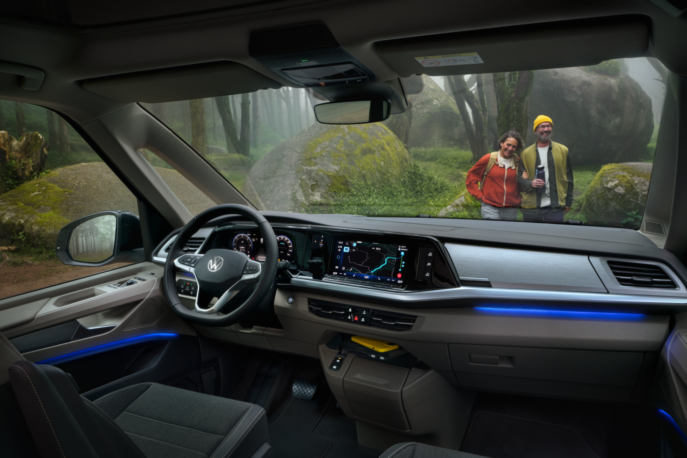 Interiér vozu Volkswagen California