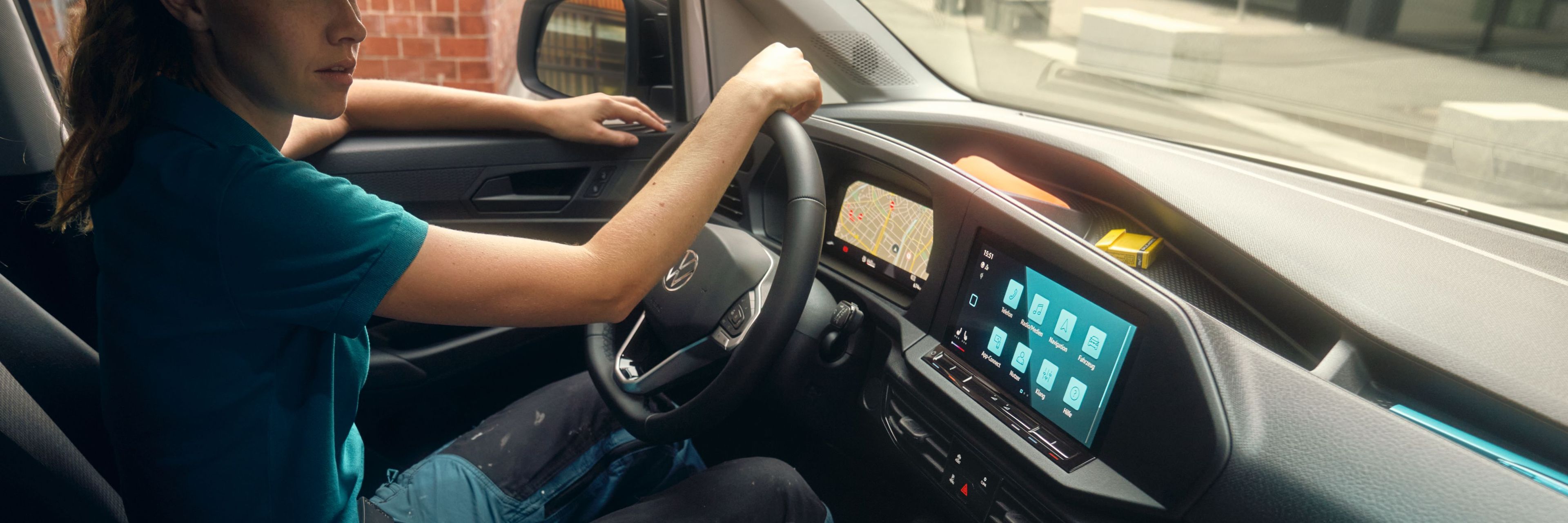 Interiér vozu Volkswagen Caddy Cargo