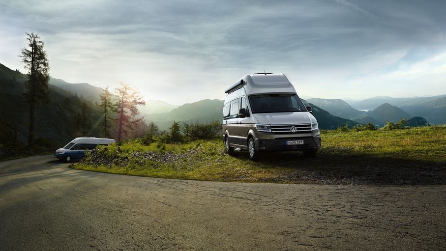 VW Grand California - pohled zepředu