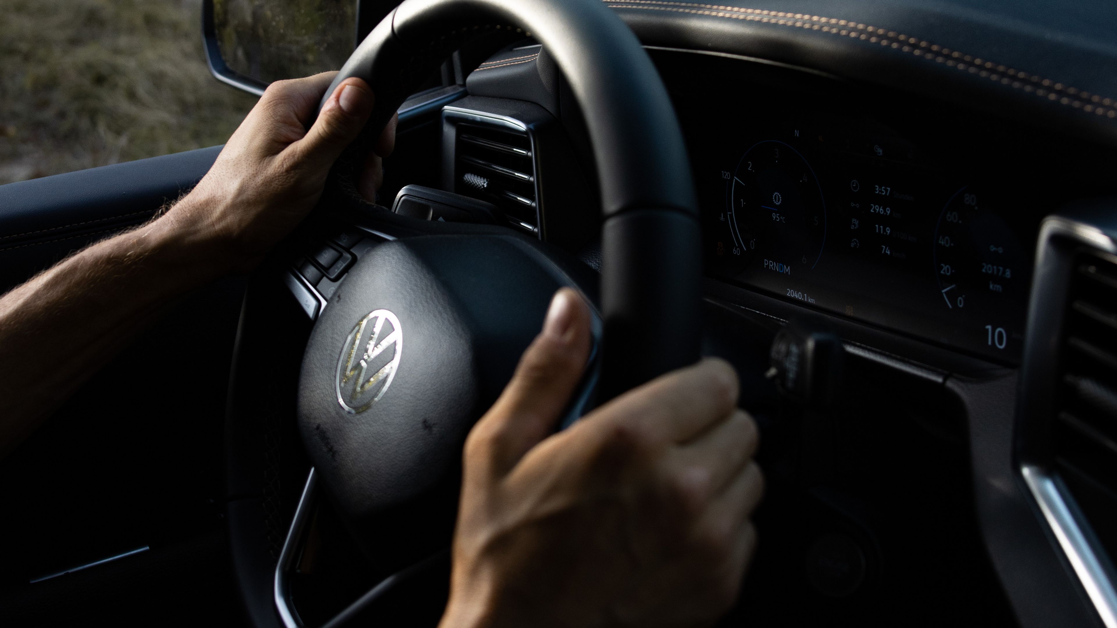 Interiér vozu Volkswagen Amarok