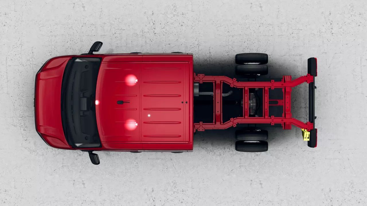 Volkswagen Crafter podvozek dvojkabina